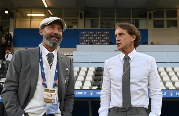 Roberto Mancini e Gianluca Vialli 