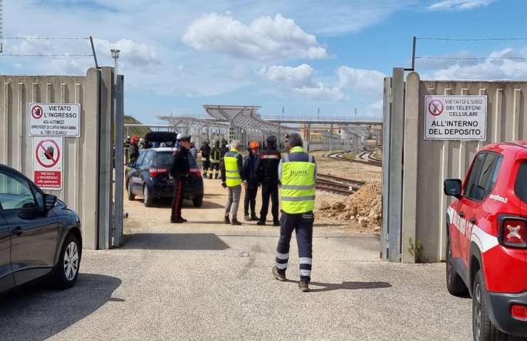 Brindisi incidente Ipem morto operaio 52 anni