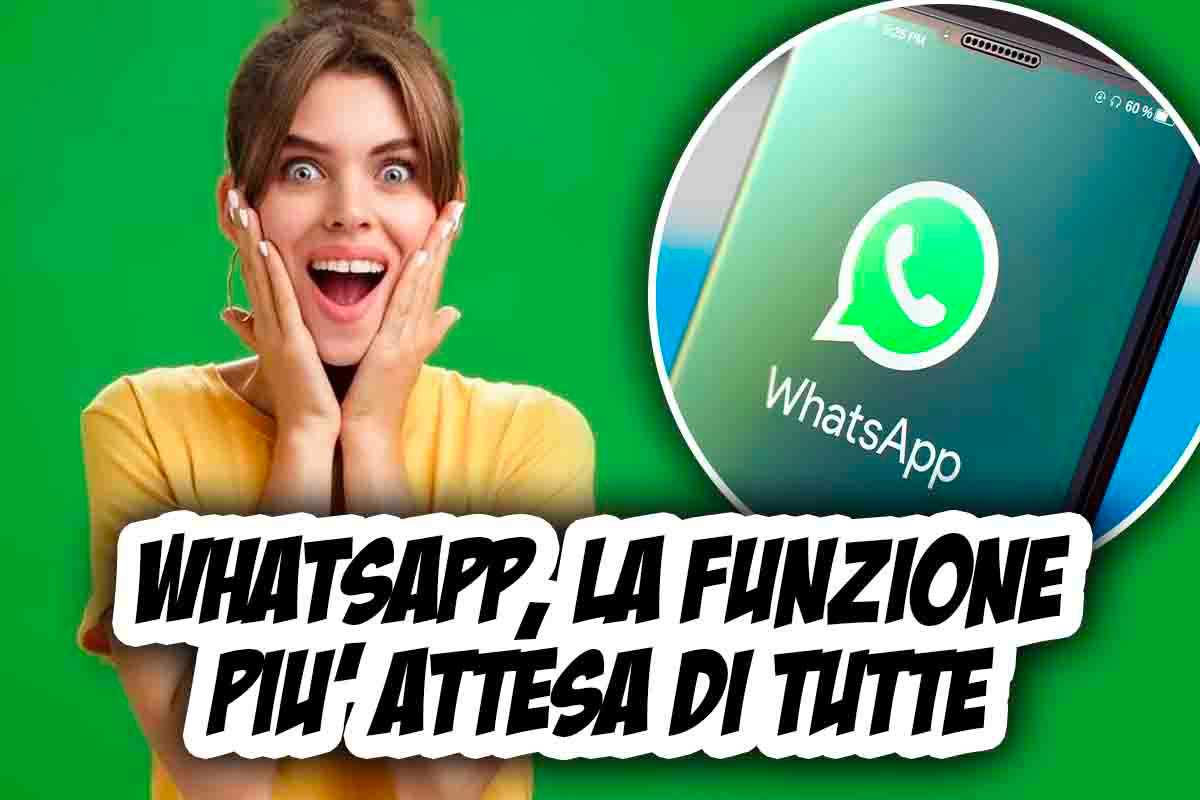 WhatsApp funzione nuova arrivo