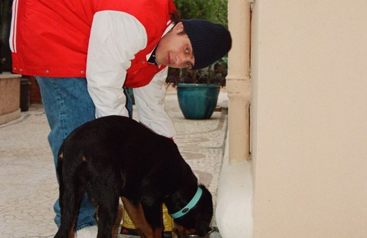 Sangiovanni con il suo cane