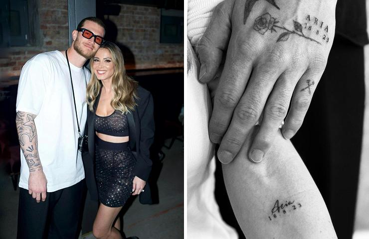 Diletta Leotta e Loris Karius tatuaggio