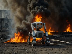 Rivoluzione Antincendio: Il Robot che Estingue le Fiamme con l'Azoto Liquido
